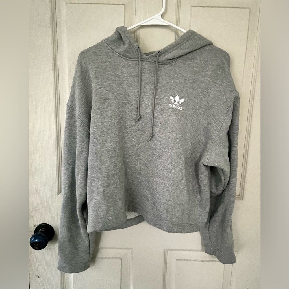 Adidas women cropped hoodie